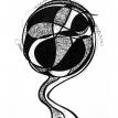Scribble Tree - Black and White Series